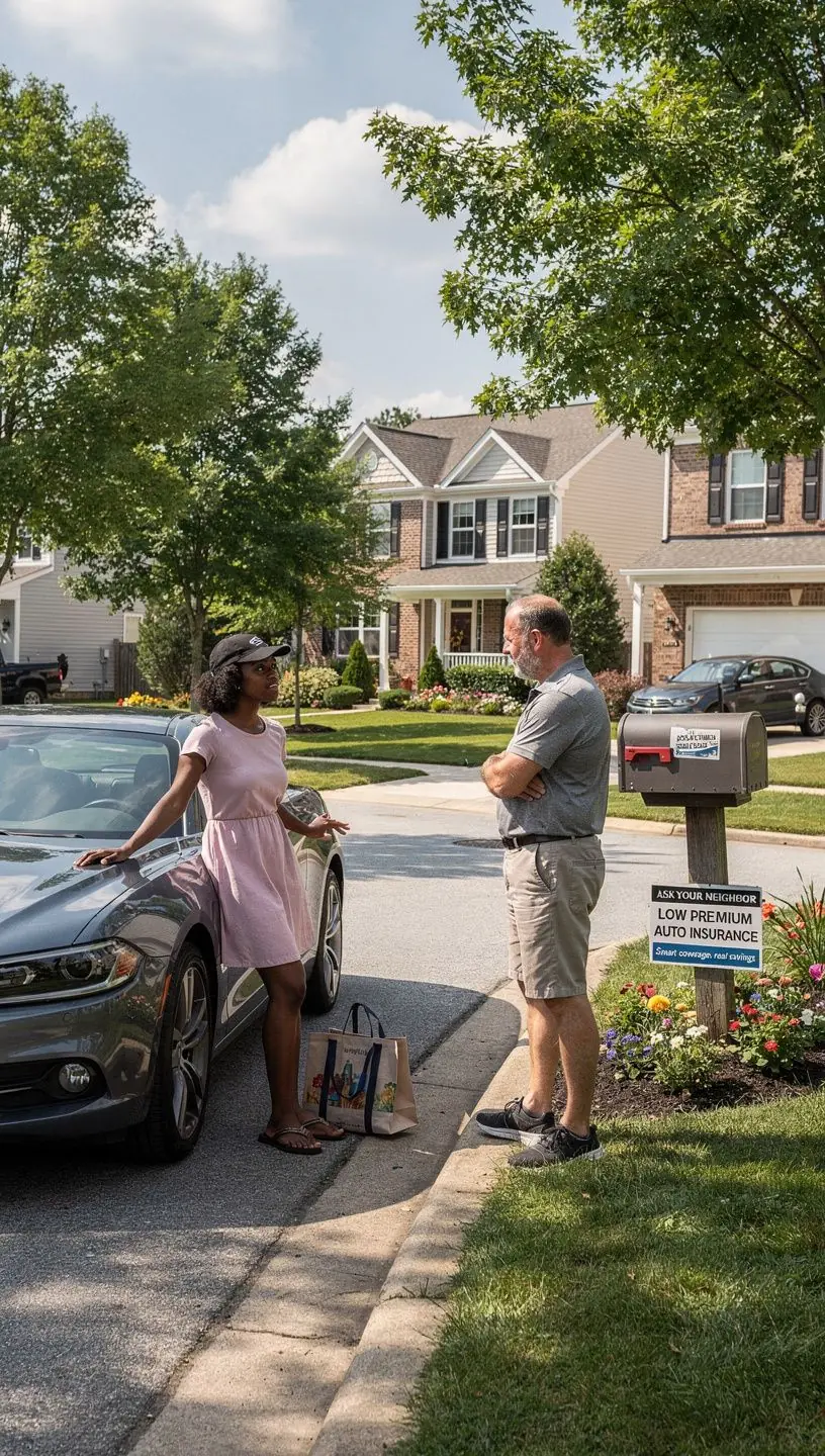 Samochód ubezpieczony na tle miasta, symbolizujący kompleksową ochronę ubezpieczeniową.